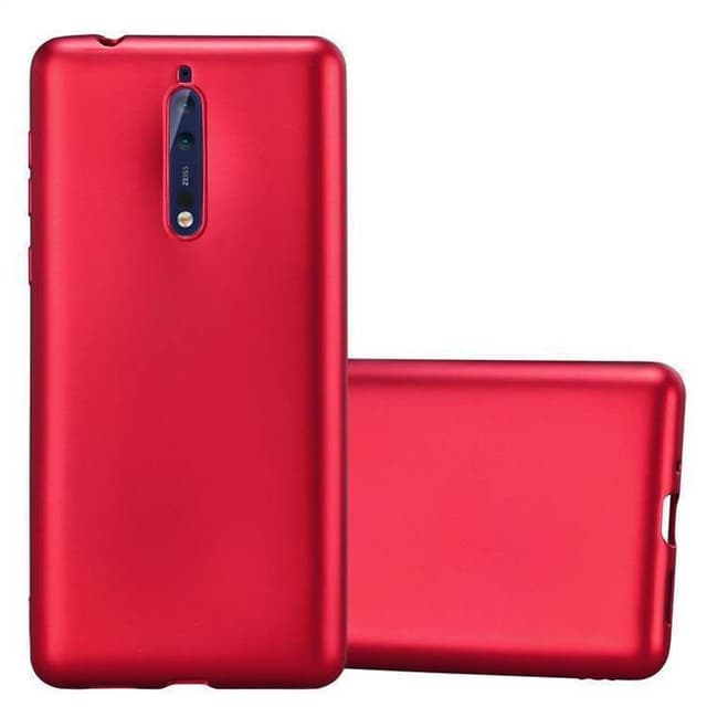 Deksel Nokia 8 2017 Case Cover (rød)
