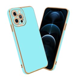 iPhone 12 PRO MAX Suojakuori Suojakotelo (Turkoosi)