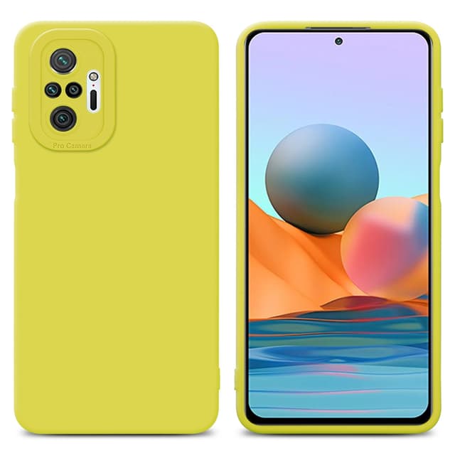 Xiaomi RedMi NOTE 10 PRO Cover Etui Case (Gul)