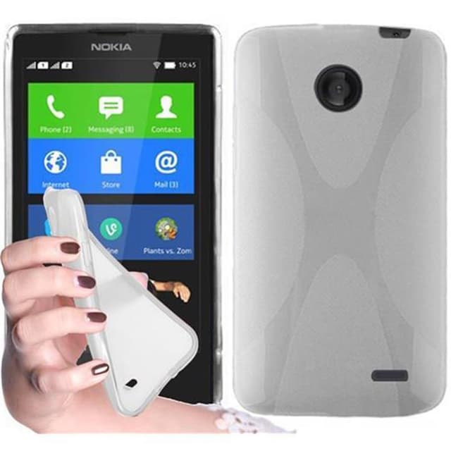 Nokia X Deksel Case Cover (gjennomsiktig)