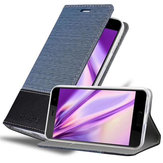 HTC U PLAY lommebokdeksel etui (blå)