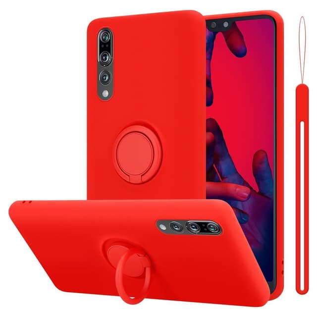 Deksel Huawei P20 PRO / P20 PLUS Ring Case (rød)