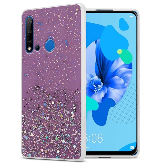 Huawei NOVA 5i / P20 LITE 2019 Silikondeksel Glitter