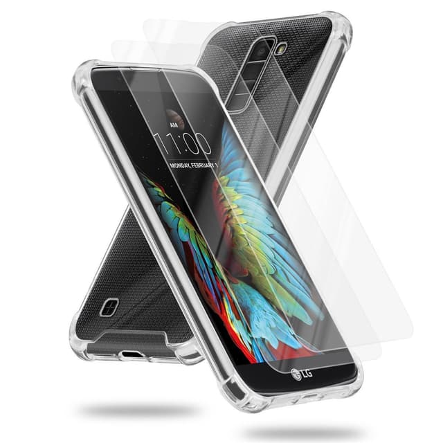 LG K10 2016 Etui Case Cover (Gennemsigtig)