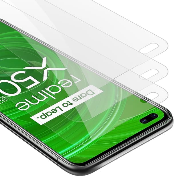 Realme X50 PRO 3x Suojakalvo Karkaistu lasi Näytönsuoja