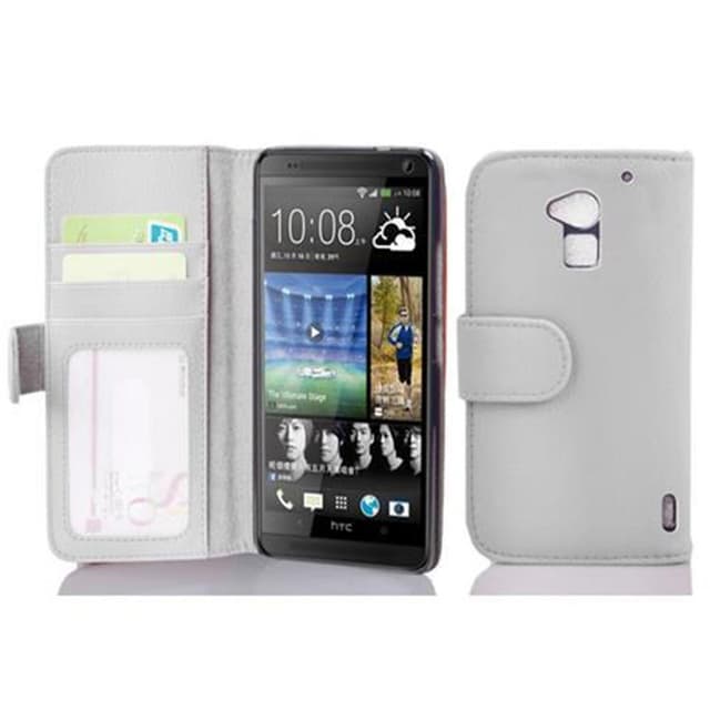 HTC ONE MAX T6 Plånboksfodral Skal (Vit)
