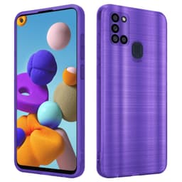 Cover Samsung Galaxy A21s Etui Case (Lilla)