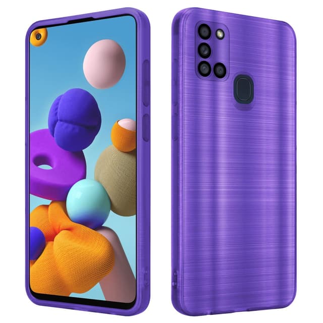 Suojakuori Samsung Galaxy A21s Kotelo (Violetti)