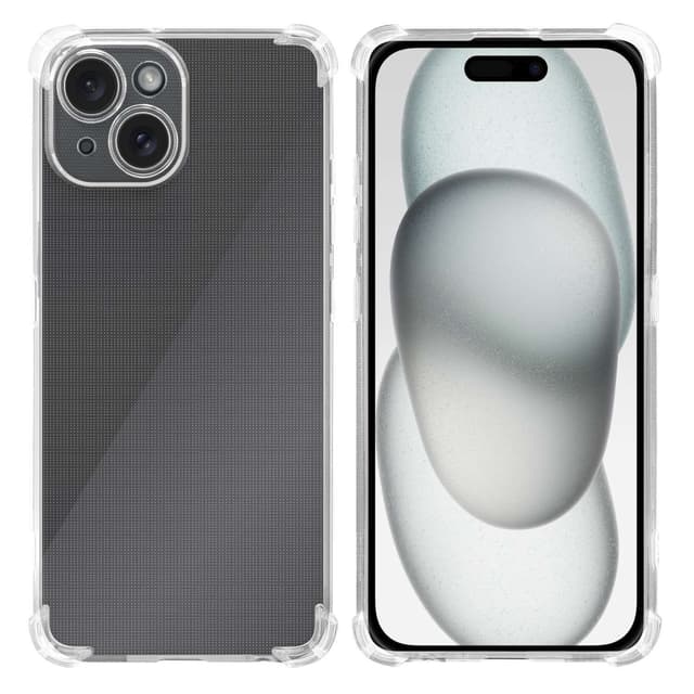 iPhone 15 Suojakuori Suojakotelo Läpinäkyvä