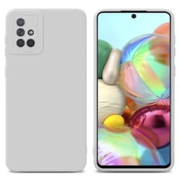 Samsung Galaxy A71 4G Skal Fodral Case (Vit)