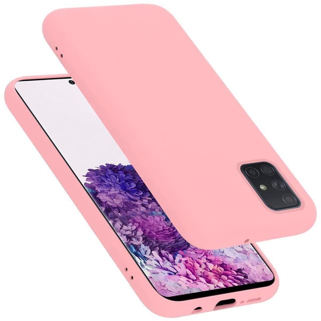 Samsung Galaxy A51 5G Skal Fodral Case (Rosa)