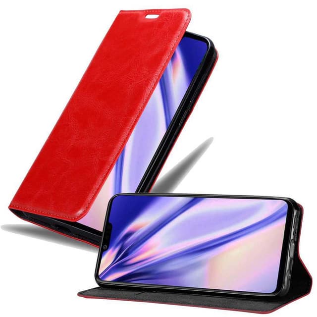LG G8 ThinQ Skal Fodral Case (Röd)