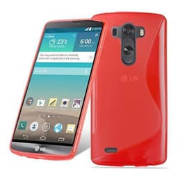 LG G3 STYLUS Suojakuori Cover (Punainen)