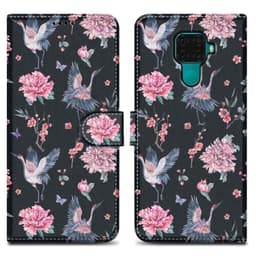 Huawei MATE 30 LITE lommebokdeksel etui (svart)