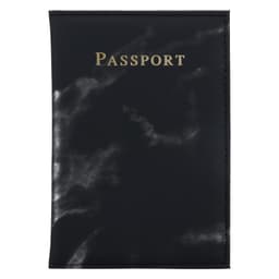 etui i kunstlær i 2 deler for beskyttelse av pass og