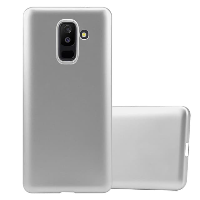 Samsung Galaxy A6 PLUS 2018 Cover Etui Case (Sølv)