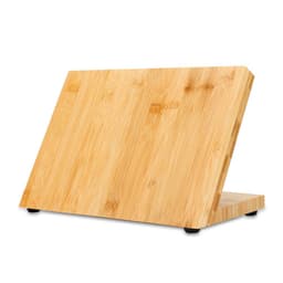 Magnetisk knivbräda Knivplatta Knivskiva i bambu (brun)