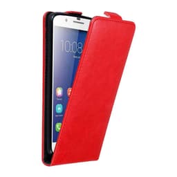 Honor 6 PLUS Suojakuori Lompakkokotelo (Punainen)