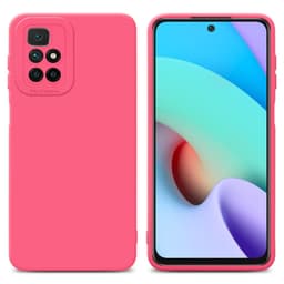 Xiaomi RedMi 10 Skal Fodral Case (Röd)