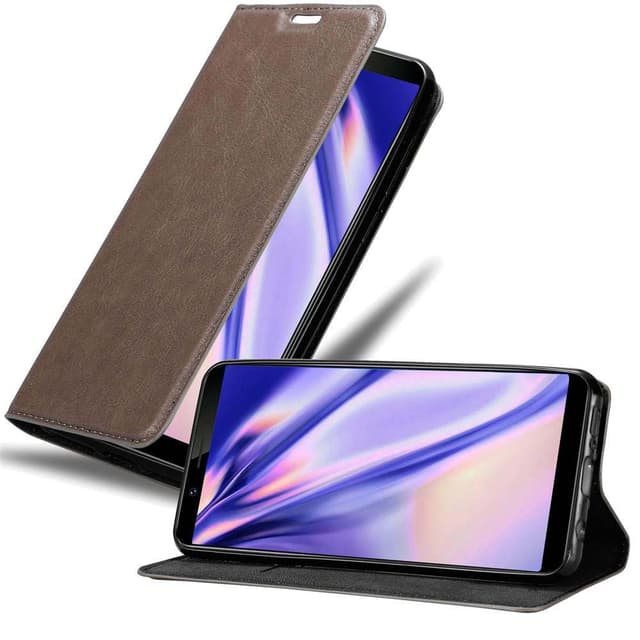 Vivo Y71 Suojakuori Lompakkokotelo (Ruskea)