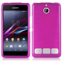 Sony Xperia E1 Skal Fodral Case (Rosa)