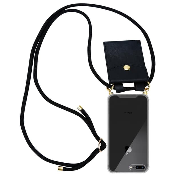 iPhone 7 PLUS / 7S PLUS / 8 PLUS Etui Cover Kæde (Sort)