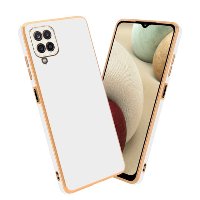 Samsung Galaxy A12 / M12 Cover Etui Case (Hvid)