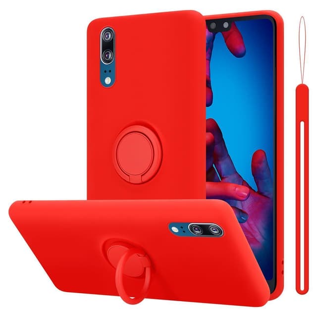 Huawei P20 Cover Etui Case (Rød)