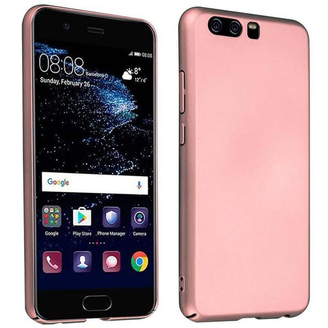 Huawei P10 Cover Etui Case (Lyserød)