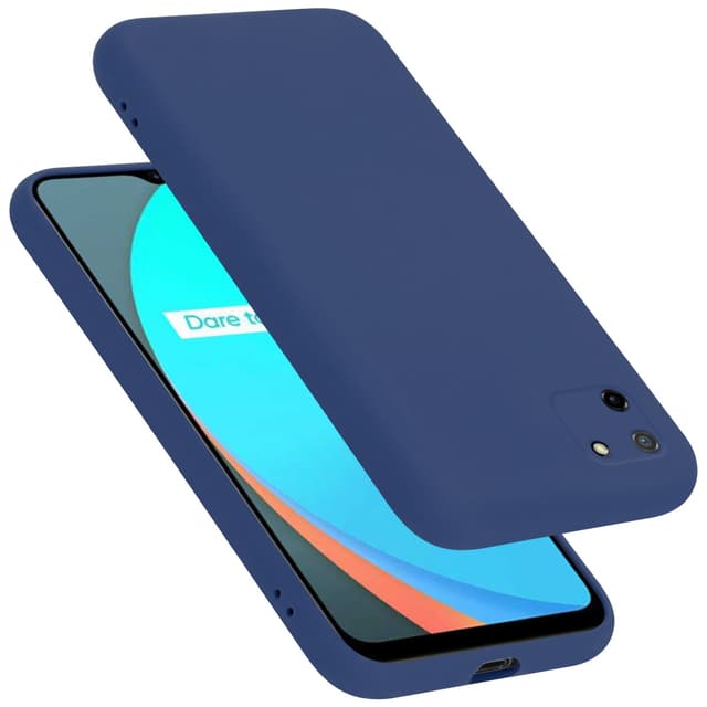 Realme C11 2020 silikondeksel case (blå)