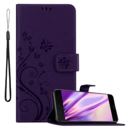 OnePlus 5 Suojakuori Lompakkokotelo (Violetti)