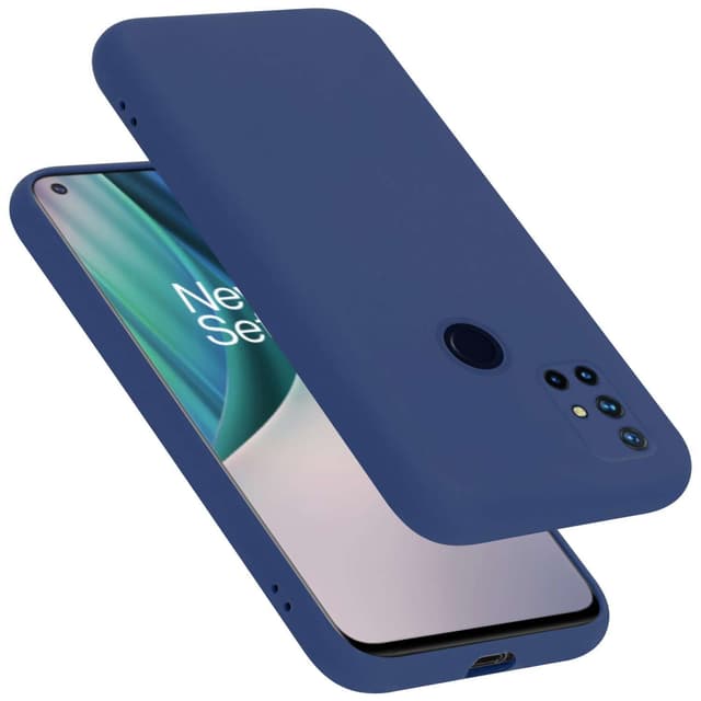 OnePlus Nord N10 5G silikondeksel case (Blå)