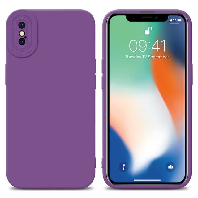 iPhone X / XS Cover Etui Case (Lilla)