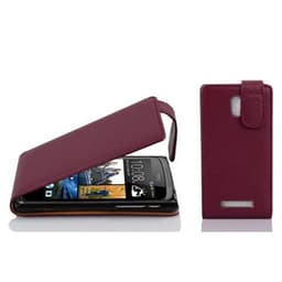 HTC Desire 500 Suojakuori Lompakkokotelo (Violetti)