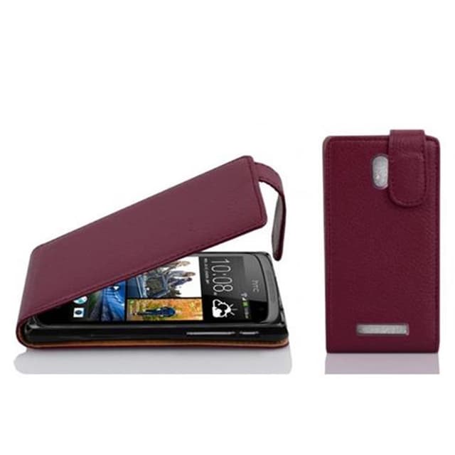 HTC Desire 500 Suojakuori Lompakkokotelo (Violetti)