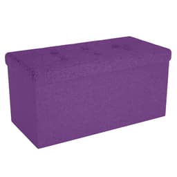 Sammenleggbar Krakk 76x38x38 cm Fotstøtte (lilla)