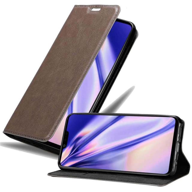 LG G8 ThinQ Suojakuori Lompakkokotelo (Ruskea)