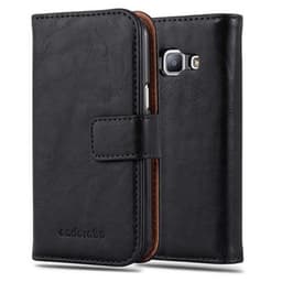 Samsung Galaxy J1 2015 lommebokdeksel etui (svart)