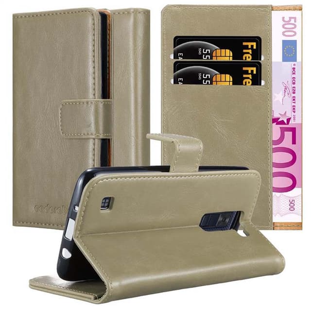 Cover LG K8 2016 Etui Case (Brun)