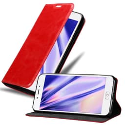 ZTE Nubia N2 Suojakuori Lompakkokotelo (Punainen)