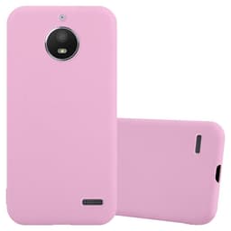 Suojakuori Motorola MOTO E4 Kotelo (Vaaleanpunainen)