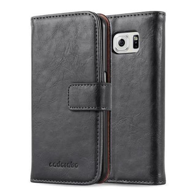 Samsung Galaxy S6 Plånboksfodral Skal (Svart)