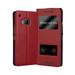 Lompakkokotelo HTC ONE M9 Case (Punainen)