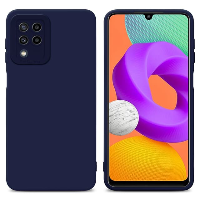 Samsung Galaxy M22 / M32 4G Cover Etui Case (Blå)