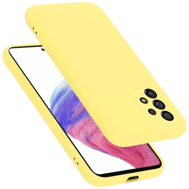 Samsung Galaxy A53 5G Suojakuori Kotelo (Keltainen)
