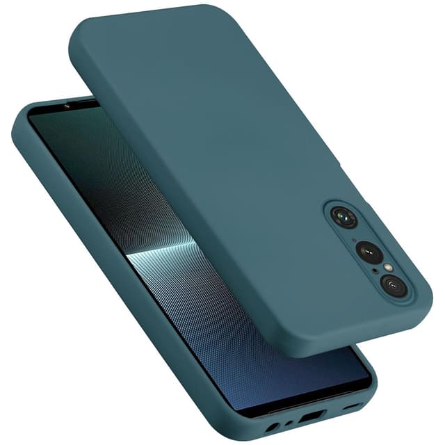 Sony Xperia 1 V silikondeksel case (grønn)
