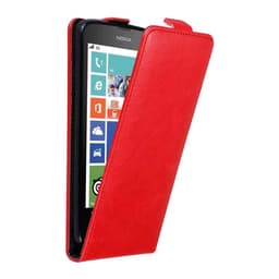 Nokia Lumia 630 / 635 Flipfodral Skal (Röd)