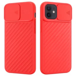 iPhone 12 MINI Skal Fodral Case (Röd)