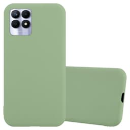 Deksel Realme 8i / Narzo 50 4G Silikon cover (grønn)