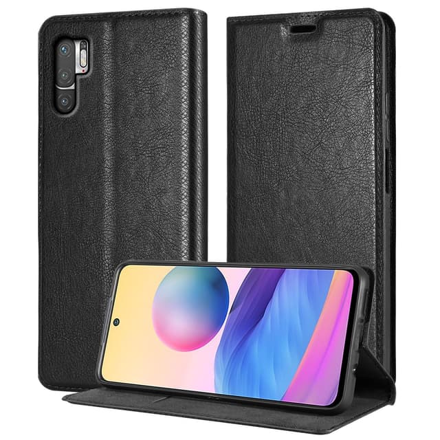 Xiaomi RedMi NOTE 10 PRO lommebokdeksel case (svart)